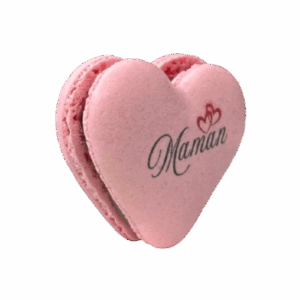 Cœur Chocolat Framboise fraîche (gravure "Maman") (+1€)