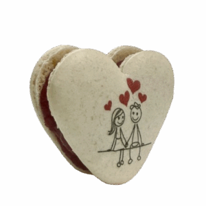 Cœur framboise fraîche - ganache framboise (+1€)